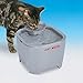 Cat Mate 100 Fl Oz. Pet Fountain w/Elevated Drinking Levels, Super-Quiet Pump, and 3-Stage Filter - Titanium