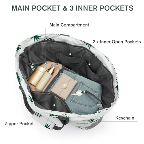 Image of G4Free Beach Bag, Waterproof Sandproof Beach Tote Bag, Large Capacity Foldable for Women