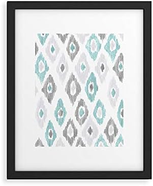 Deny Designs Early 2021 Framed Art Print, 18" x 24", Quiet Ikat
