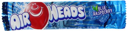 Air Heads Blue Raspberry Bar 15.6 g (Pack of 18)