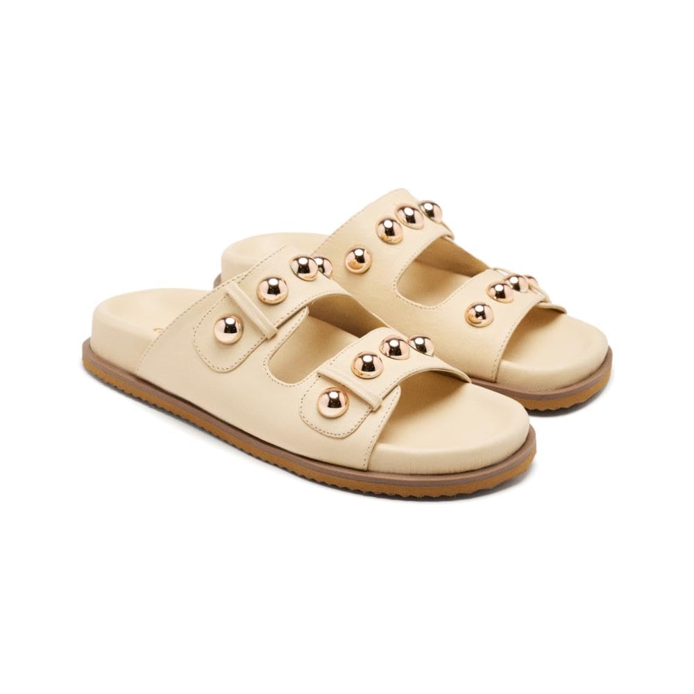 GIOSEPPO Women's Wrentham Flat Sandal, Ivory White, 5 UK