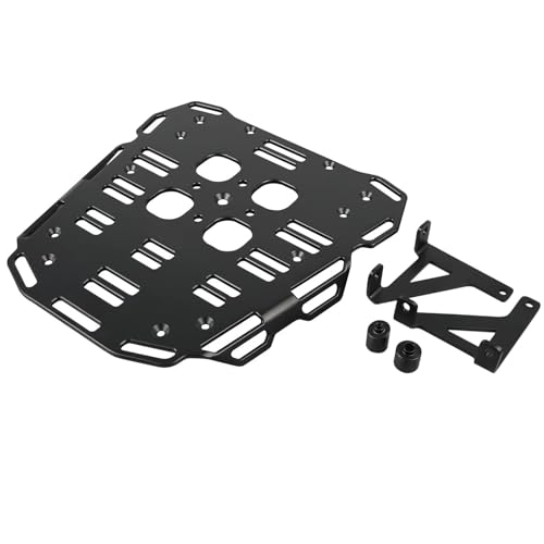 Porte-bagages moto XR650L (1993-2025) en aluminium noir pour support de chargement arrière