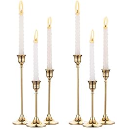 2 Sets(6 Pcs) Brass Gold...