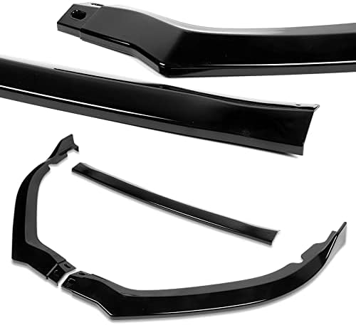 3PCS Front Bumper Lip Kit fit for compatible with 2015-2017 Subaru Legacy, STi-Style Splitter Trim Protection Spoiler, Air-Dam-Chin-Diffuser (Painted Black)