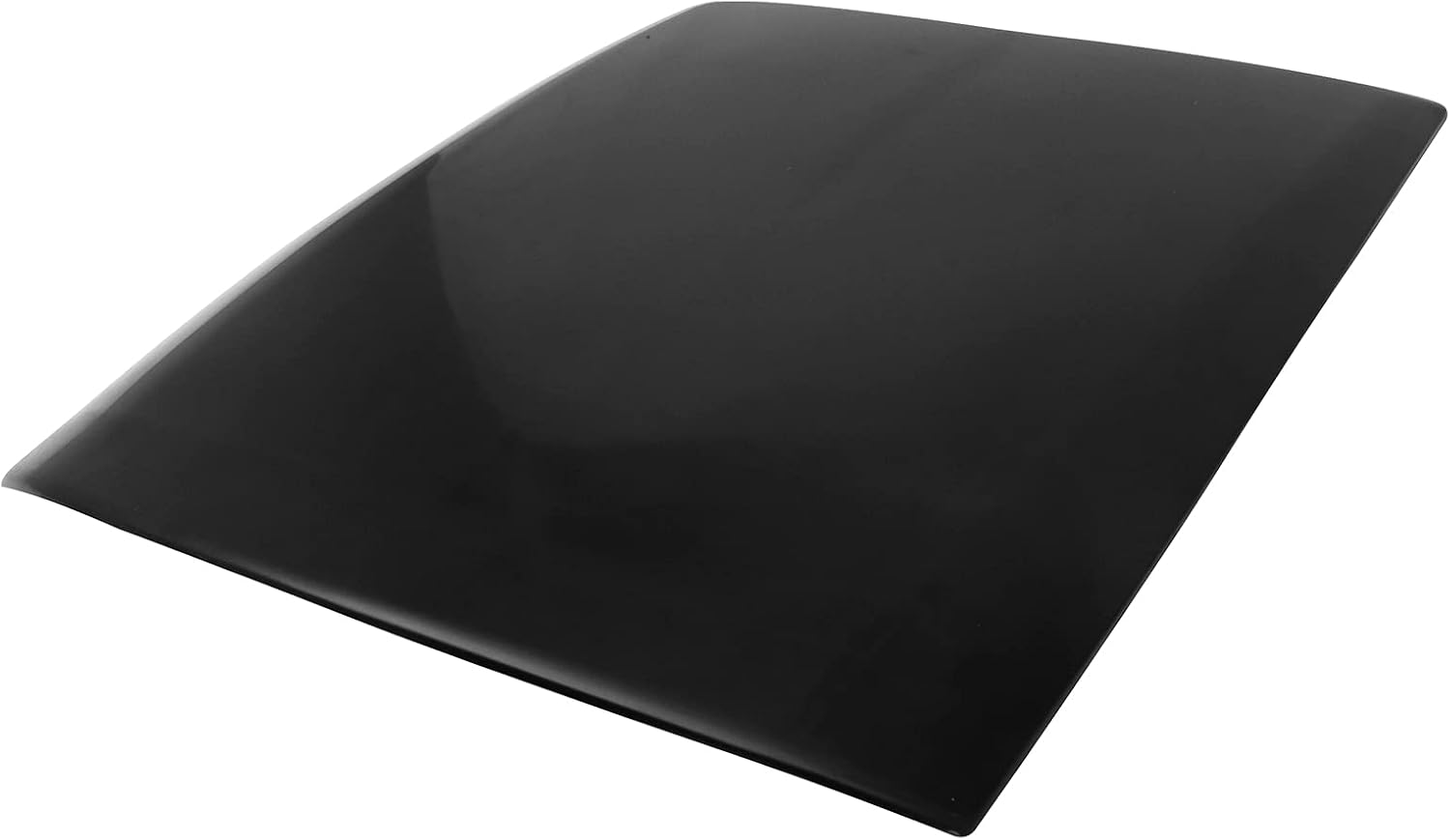 IKON MOTORSPORTS, Hood Bonnet Cover Compatible With 2013-2014 Ford Mustang, V6 GT Boss Unpainted Black GT Style PU Bonnet Hood Engine Lid Cover Bodykits Replacement