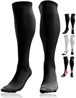 aZengear Kompressionsstrümpfe für Damen Herren (20-30 mmHg Klasse 2) Stützstrümpfe Medizinisch Kompressionssocken Waden Kompression für Laufen Reise Flug Sport Schwangerschaft (S/M)