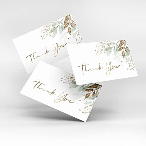 Image of Clickedin - 50 Pieces Thank You Greeting Cards and Tags for All Occasion