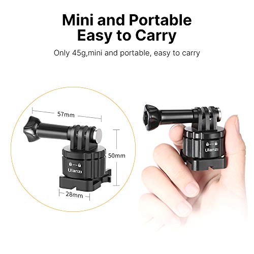 fantaxi GP-11 Action Camera Quick Release Buckle Magnetic Adapter Substituição do adaptador de monta