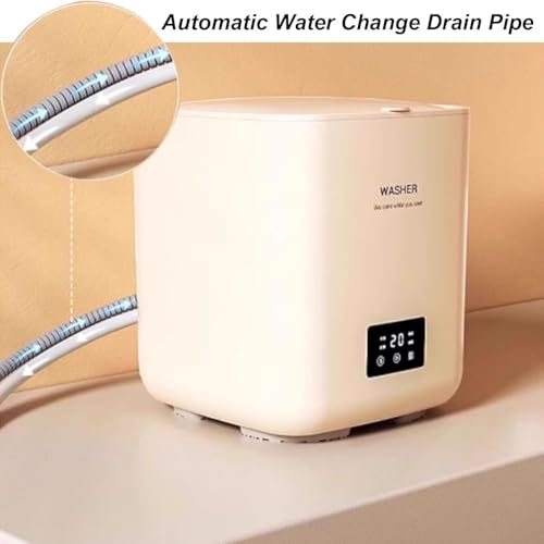 7L Portable Mini Washing Machine: Ideal for Underwear, Baby Clothes, and Small Items - Compact, Easy to Carry and Store