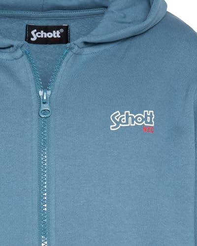 Sweat à capuche Schott NYC vêtement chaud enfant pull molletonné mixte