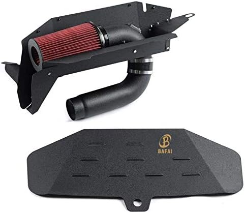 Short Ram Air Intake Kit for BMW 320i 328i N20 N26 with Air Filter Auto Air Intake Hose Black Pipe Heat Shield Box