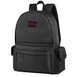 EASKPAD Sac à dos classique basique durable pour ordinateur portable Unisexe Léger Résistant à l'eau Décontracté Sac à dos d'école Sac de voyage pour homme femme garçon fille, Noir , 24 litres