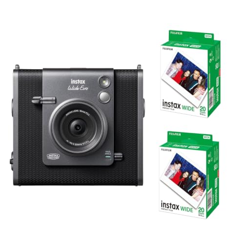 Image of Fujifilm INSTAX Wide Evo Instant Film Camera (+ Extra Film (40 Sheets))