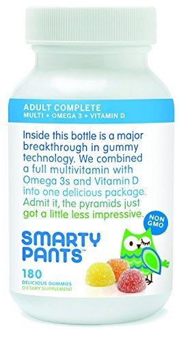 Smarty Pants - Adult Complete Gummy Multivitamins - 180 count - 3 Pack