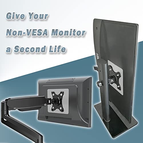 Image of Universal Monitor VESA Mount Adapter for Non-VESA 13 - 27 inch Computer Monitors Tablets iPad VESA Mounting Arm Stand Bracket Kit 75X75mm