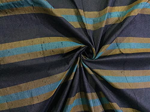 Tissu soie dupion multicolore de 137 cm au mètre pour couture