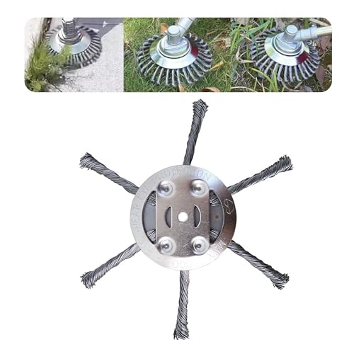 6 Inch Premium Indestructible Trimmer Head for Electric Battery Powered Cordless String Trimmer |...