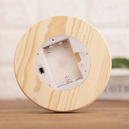 Bewaard Rose Flower LED Light met glazen afdekplaat voor Valentines'Day Wedding Gift Christmas Birthday Anniversary,Wood base - Afbeelding 4