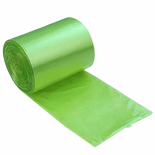 Kekow 10 Gallon Kitchen Trash Bags, Green, 125 Counts - Image 5
