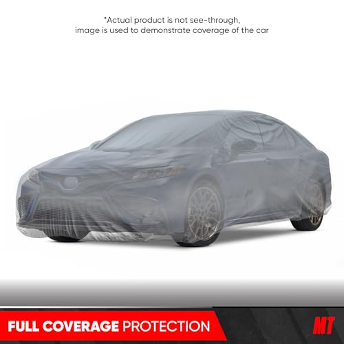 Image of MotorTrend Custom Fit Car Cover For Toyota Camry 1991-2025, All-Weather Protection for Cars Trucks & SUVs, UV Resistant Waterproof Scratch-Resistant, Perfect Fit Vehicle Cover for Outdoor & Indoor