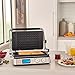 De'Longhi CGH1030D Livenza All-Day Grill, Griddle and Waffle Maker Silver Large