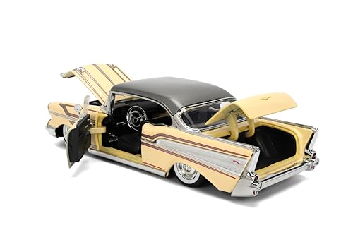 Jada Toys Bigtime Muscle 1957 Chevy Bel-Air 1:24 miniatura 5