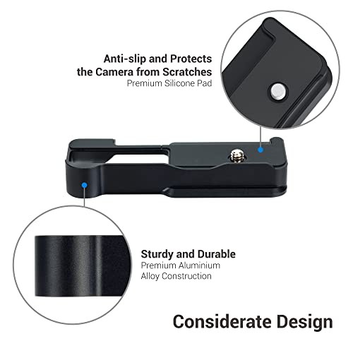 Image of JJC Metal Grip Extension with Shoe Mount for Sony ZV-1F ZV-1II(Not for ZV1)