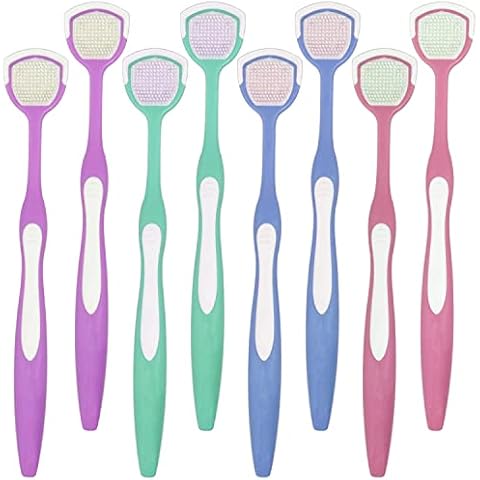 Tongue Cleanser, Tongue Brush, Tongue Scraper, Tongue Cleaner, Tongue Scraper Brush, Tongue Scraper Cleaner, Tongue Brushes, Helps Fight Bad Breath, 8 Tongue Scrapers, 8 Pack Cover