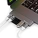 Price comparison product image Verbatim Aluminum TB3 USB Type-C Hub Adapter Dongle for 2016/2017 MacBook Pro 13''and 15'' Most Compact,Fastest 40Gbs TB3,Pass-Through Charging,microSD/SD Card Reader,2 x USB 3.1(Space Grey)