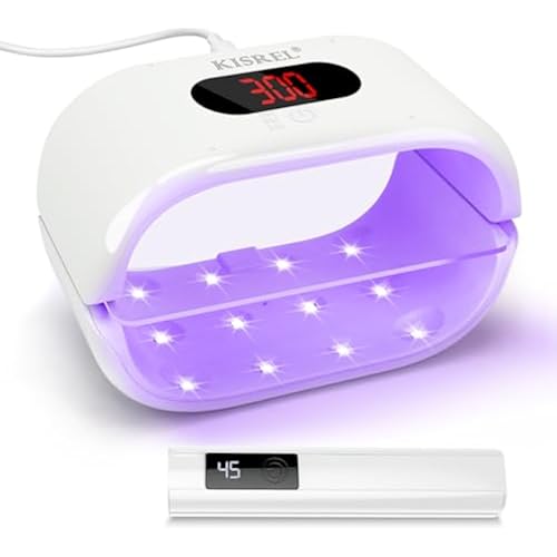 KISREL UV Light for Resin, Plug-in Non-Rechargeable 2-in-1 w/Flashlight