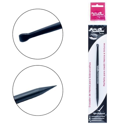 Kit Copo Dappen de Vidro 10 ml + Pincel Dosador de Henna