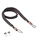 C-Rope Kameragurt THE TRAVELER handgeflochten aus Paracord, Schultergurt mit Schnellverschluss, 100cm, Braun
