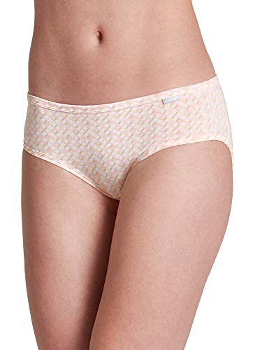 Jockey Women's Underwear Supersoft Bikini - 3 Pack, Pastel Pinwheel/Sand/Frosty Pink, 7 #TOP1
