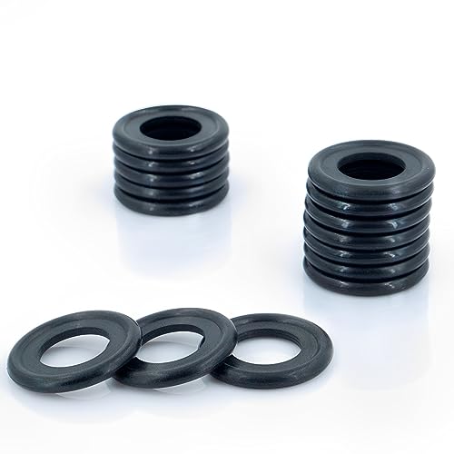 Image of 15 PCS Rubber Drain Plug Gasket, Fits M12 (20Mm Od) Oil Drain Plug Washer, Drain Plug Seal Gasket Compatible with Select Models, Sealing Ring by KeeRoarin