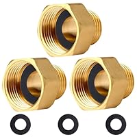 2x Reduzierverlängerung Messing - 3/4 AG Auf 1 IG Gewinde