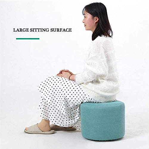 Tabouret pouf de sol de couleur unie avec textile dehoussable lavable pour studio - 7