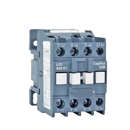 Contactor LC1N25M5N 220V de 3 polos con 1NC para control de motores eléctricos