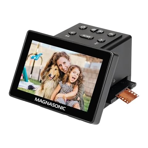 Magnasonic 25MP Film Scanner with HDMI Cover