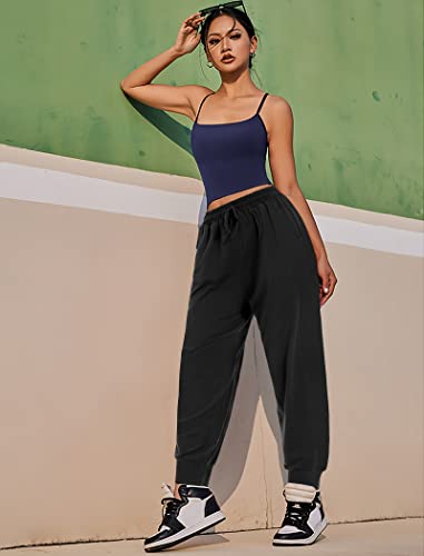 Ummiss Sweatpants For Women, Womens Drawstring Joggers With Pockets Lightweight Athletic Sweat Pants For Yoga Workout Running, Black Xl #TOP4