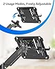 MOUNTUP Laptop Stand for Desk, 2-in-1 Monitor Mount with Laptop Tray Holds up to 10KG, Adjustable Laptops Arm Mount for 14-17 Inch Notebook & 32" Monitor, Laptops Desk Arm with Clamp/Grommet,EU3717 #5