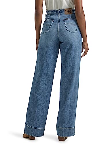 لي/ مارك بنطلون جينز ليجيندري بخصر مرتفع للنساء, اليفيتد ريترو