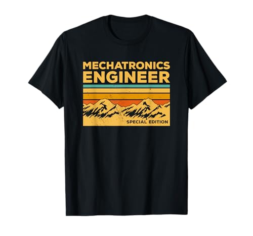 Vintage Mechatronics Engineer Engineering T-Shirt