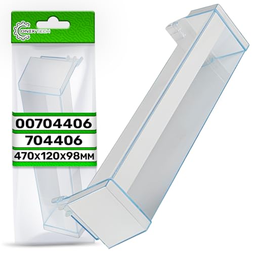 Mensola Portabottiglie Frigo 470x98x120 mm con Codice Originale 00704406 00704751 00709646 11023872 704406 704751 709646 per Bosch - Garanzia di 5 Anni - ONIX TECH
