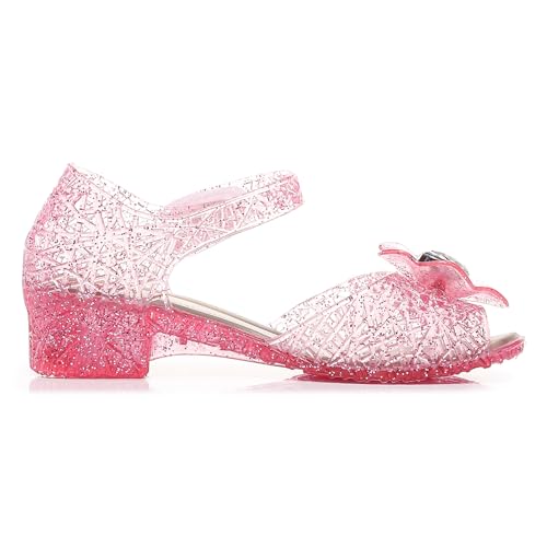 Image of Girls Jelly Sandals Princess Mary Jane Dress Up Shoes for Cosplay Party Birthday Toddler Little Girls