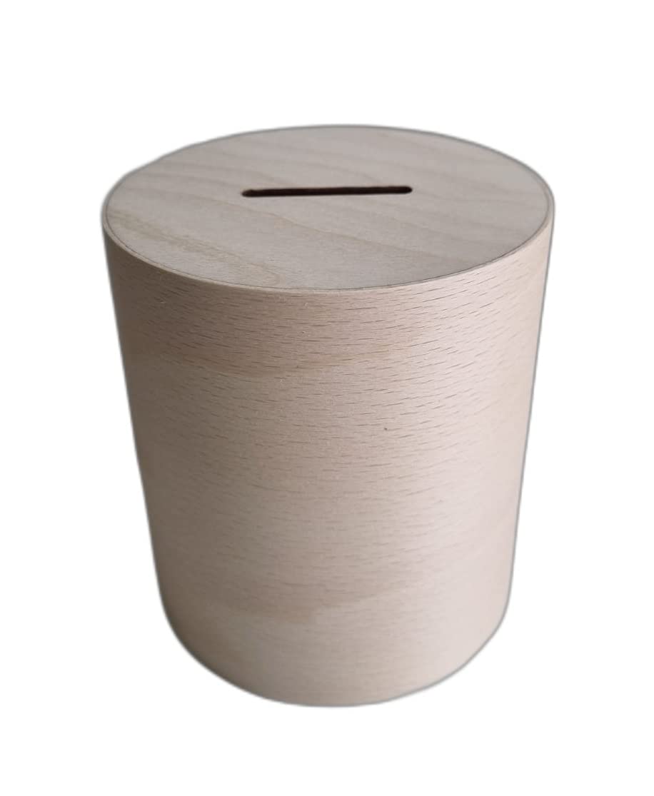 Hucha de Madera en latas Wooden World