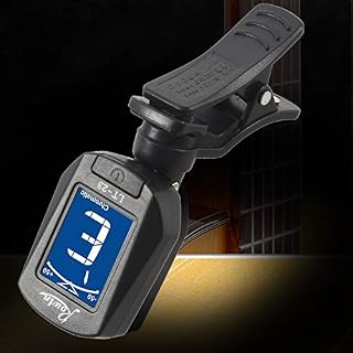 Spactz -23 Accordeur chromatique et basse pour Guitare Acoustique Tuner Accordeur pour Guitare Electrique, Basse, Violon… – Image 2