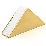 ღ Hohe Qualität: Wir verwenden robusten Edelstahl, um einen dreieckigen Serviettenhalter zu konstruieren, der alle Sicherheitsstandards erfüllt. Die Metallstruktur lässt das Erscheinungsbild elegant und elegant aussehen, kann genügend Servietten aufnehmen und kann auch Bücher usw. ablegen.