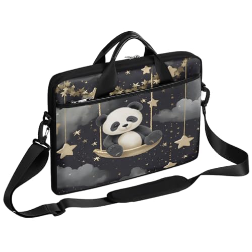 Bolso para portátil Cute Panda Starry Sky 15 pulgadas miniatura 1