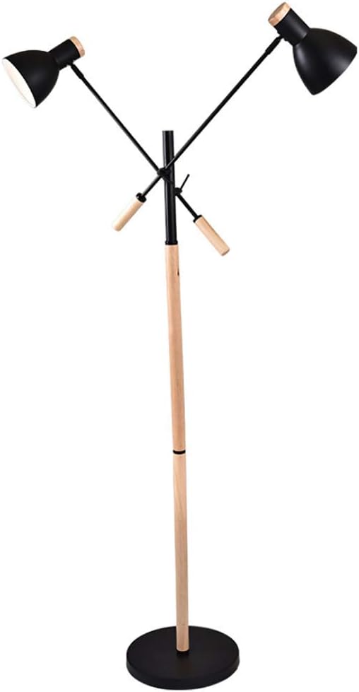 Floor lamp, simple modern doubleheaded living room floor lamp/bedroom