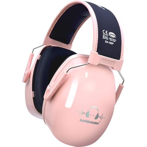 Orejeras protectoras para los oídos con reducción de ruido 28 dB NRR y diadema ajustable SK-06P